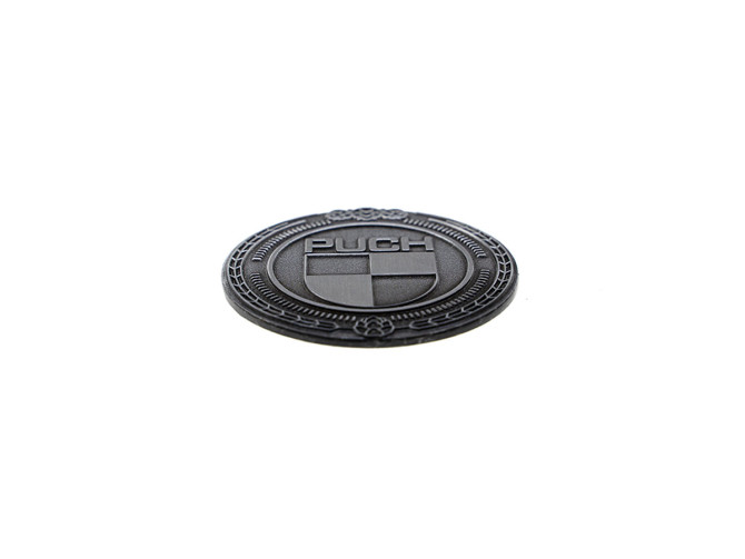 Badge / emblem Puch logo silver 47mm RealMetal product